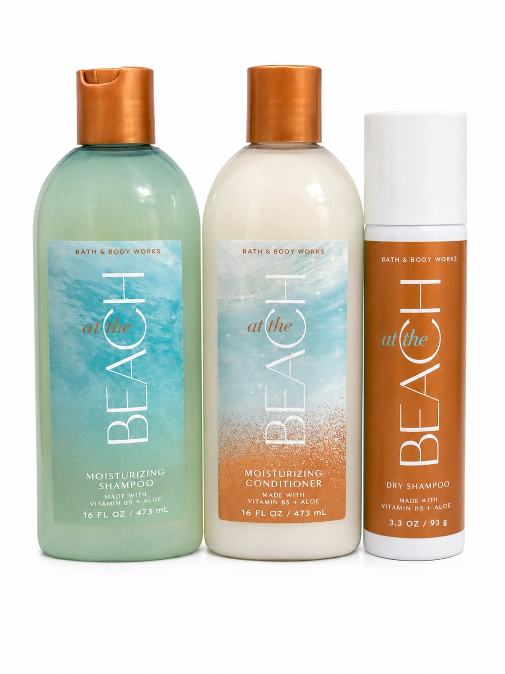 At The Beach: Shampoo, Conditioner & Dry Shampoo Hair Care Set